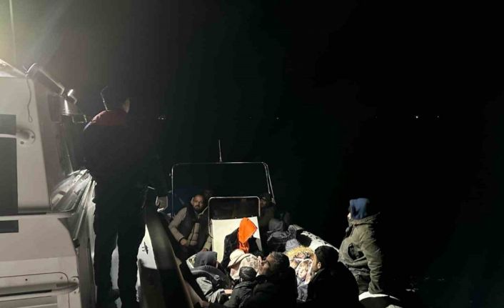Aydın’da 19 düzensiz göçmen kurtarıldı