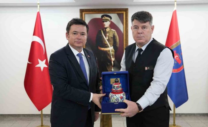 Başkan Aydın’dan Tuğgeneral Tataroğlu’na hayırlı olsun ziyareti