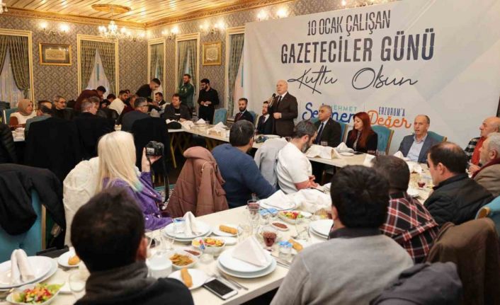 Başkan Sekmen: “Erzurum medyası bizim kılavuzumuz”