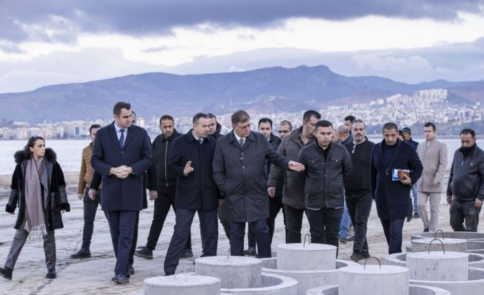 Başkan Tugay Kordon’daki çalışmaları inceledi