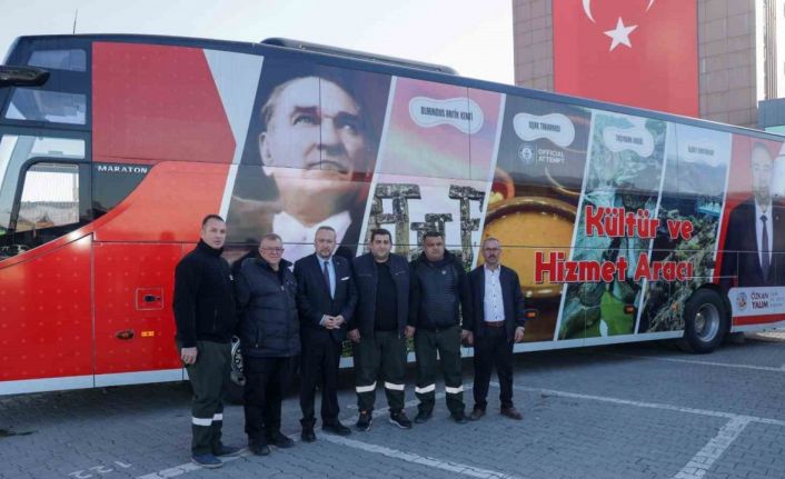 Başkan Yalım yeni araçları bizzat tanıtarak kültür turlarının müjdesini verdi