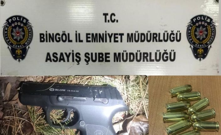 Bingöl’de 3 adet silah ele geçirildi