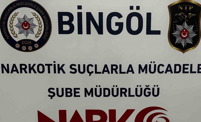 Bingöl’de uyuşturucu operasyonu