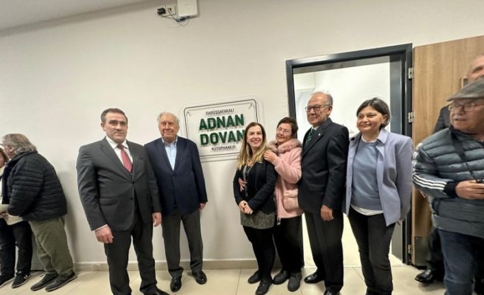 Burhaniye’de Adnan Dovan Kütüphanesi törenle açıldı