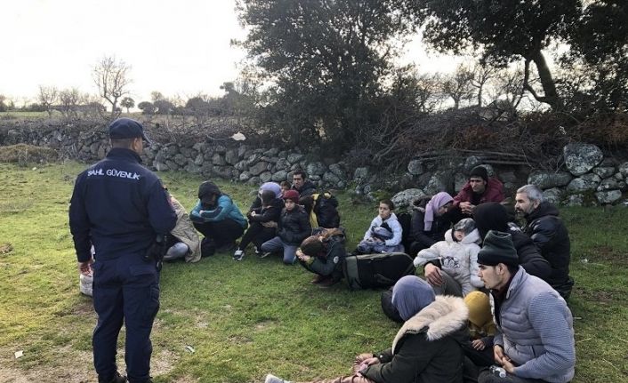 Çanakkale’de 22 kaçak göçmen yakalandı