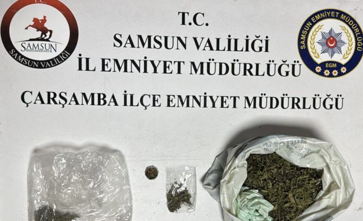 Çarşamba’da uyuşturucuya 3 gözaltı