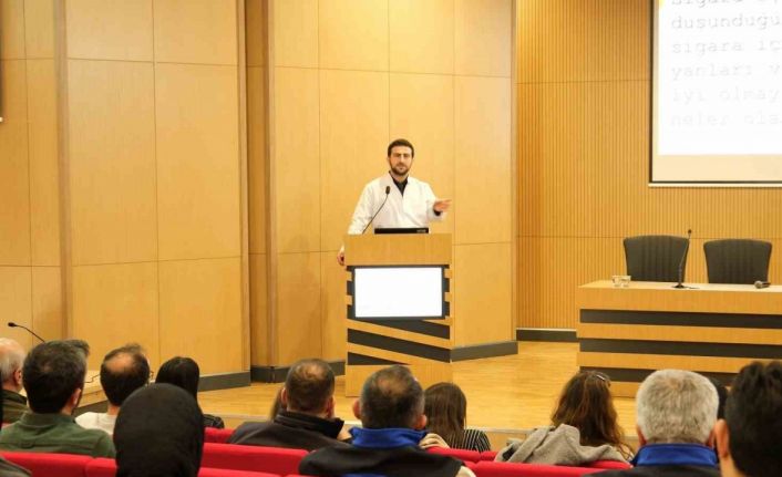 Çorum Belediyesi personeline sigaranın zararları anlatıldı