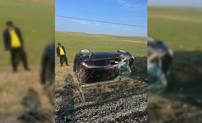 Diyarbakır’da otomobil takla attı: 1 yaralı