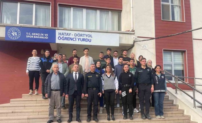 Dörtyol İlçe Emniyet Müdürü Kalkan’dan üniversite öğrencilerine bilgilendirme