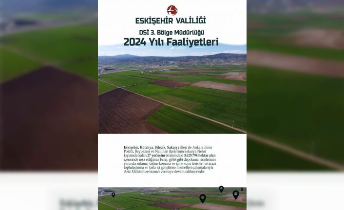 DSİ 3’üncü Bölge Müdürlüğü’nün 2024 yılı faaliyet rakamları açıklandı