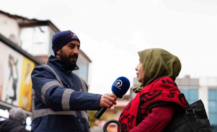 Düzce’de temizlik personeli vatandaşa sordu: "Çöpünüzü nereye atıyorsunuz?"