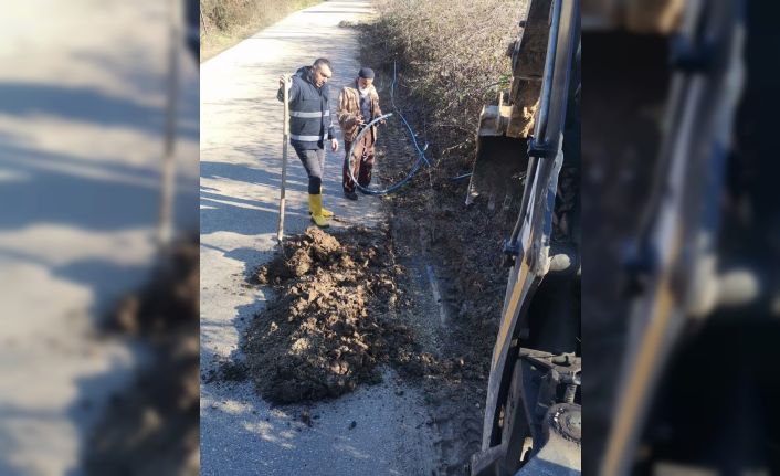 Ekiplerin müdahalesiyle su arızası giderildi