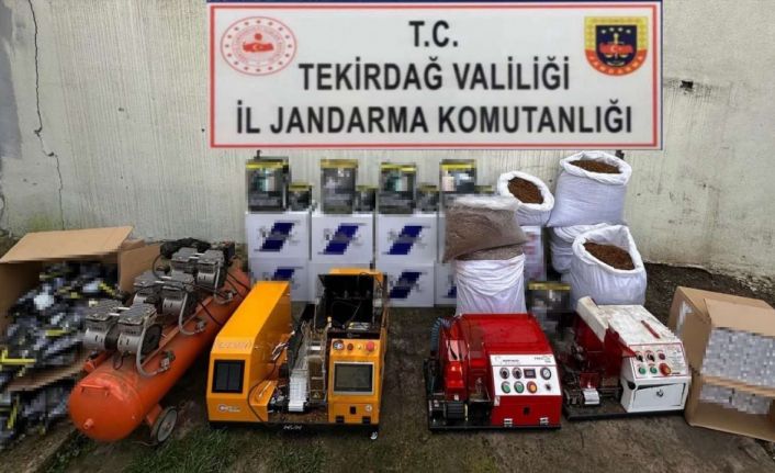 Ergene’de kaçak tütün operasyonu