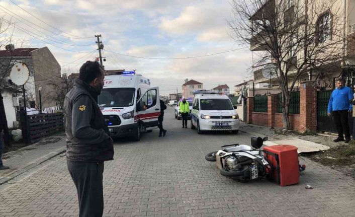 Ergene’de trafik kazası: 1 yaralı