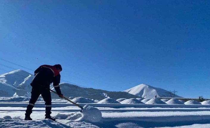 Erzurum -24,6 ile buz kesti