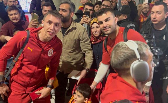 Galatasaray, Hatayspor maçı için Mersin’e geldi