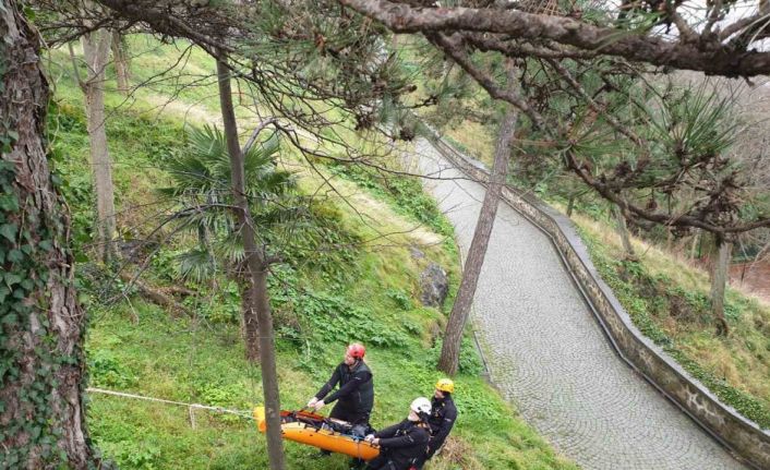 Giresun Kalesi’nde arama-kurtarma eğitim gerçekleştirildi
