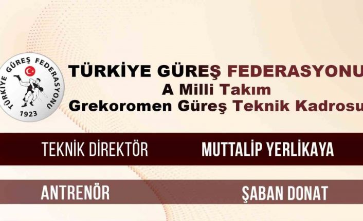 Grekoromen güreşte A Milli Takım teknik kadrosu açıklandı