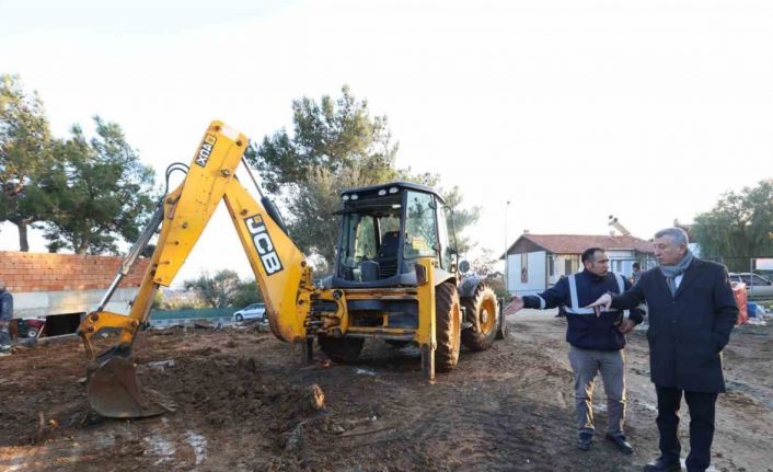 Güzelbahçe’de kentin her noktasında çalışmalar hızla sürüyor