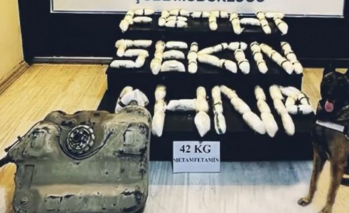 Hakkari’de 42 kilogram metamfetamin ele geçirildi