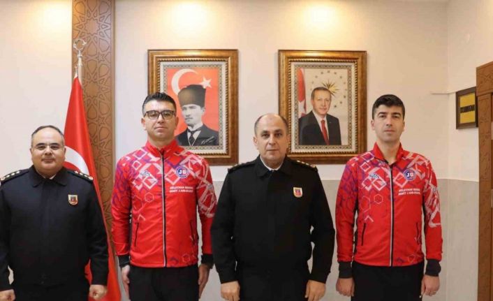 İl Jandarma Komutanı Aldemir, Jandarma Gücü Komutanlığı temsilcilerini ağırladı