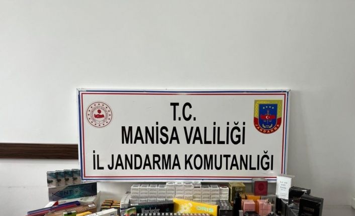 Jandarma gümrük kaçağı sigara ve parfüm ele geçirdi