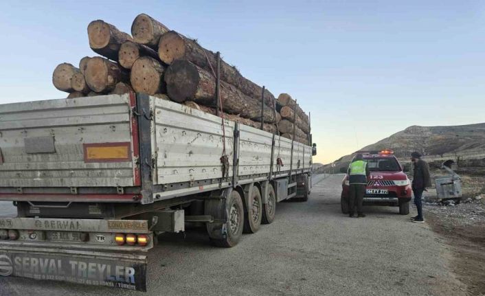 Kaçak orman emvaline karşı denetim yapıldı