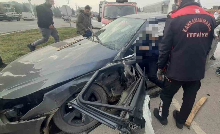 Kahramanmaraş’ta trafik kazası: 2 yaralı