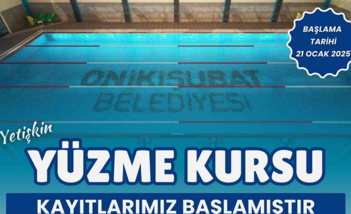 Kahramanmaraş’ta yüzme kursları başladı