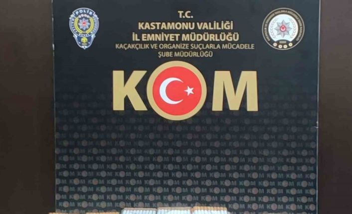 Kastamonu’da 4 bin adet doldurulmuş makaron ele geçirildi