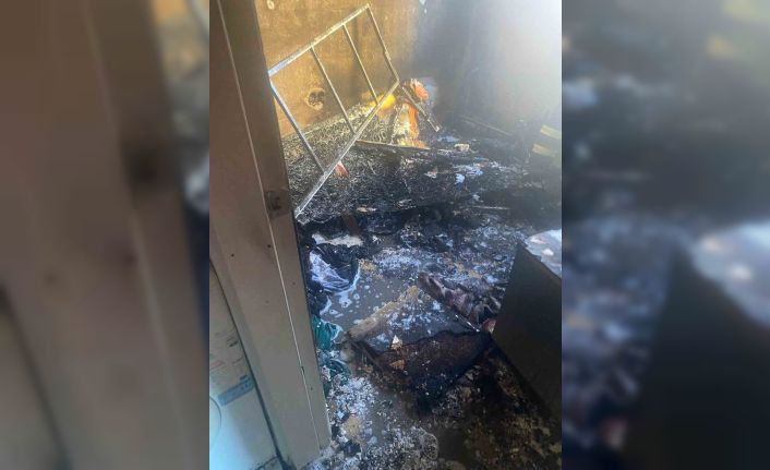 Keşan’da elektrikli ısıtıcıdan çıkan yangın söndürüldü