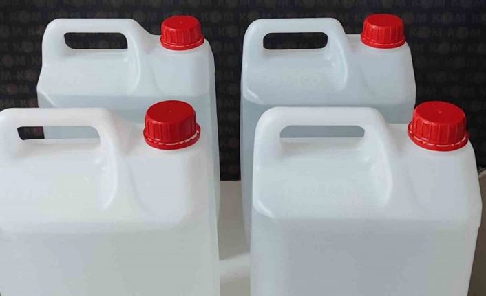 Kırıkkale’de 20 litre etil alkol ele geçirildi