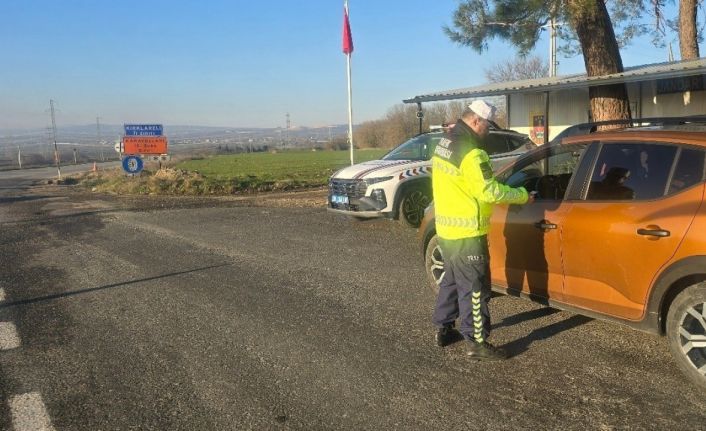 Kırklareli’nde 333 sürücüye işlem yapıldı