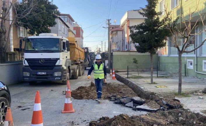 Kocaeli’de kazı çalışması sırasında doğal gaz borusu delindi