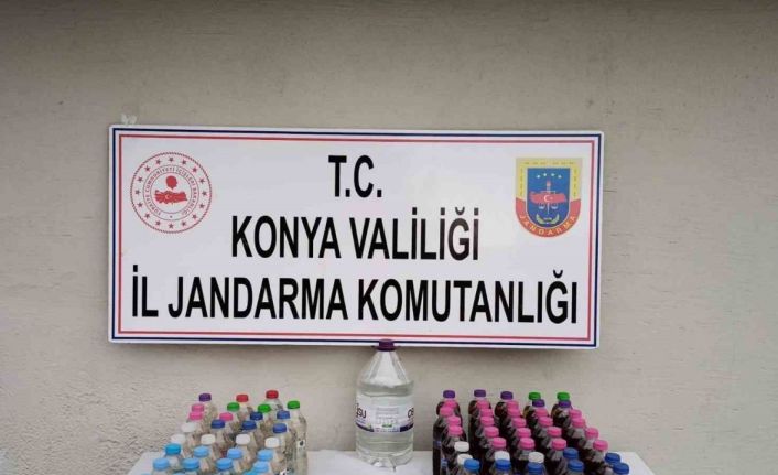 Konya’da sahte içki operasyonu
