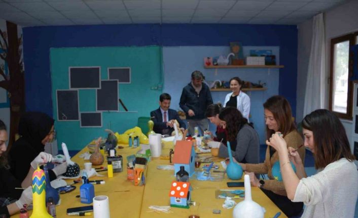 Köyceğiz’de veli buluşmalarında atölye çalışması yapıldı