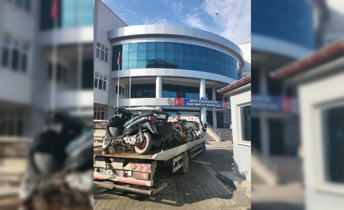 Kulu’da motosiklet denetimleri sürüyor