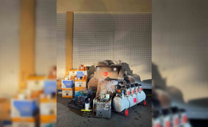 Kütahya’da kaçak tütün ve sigara operasyonu