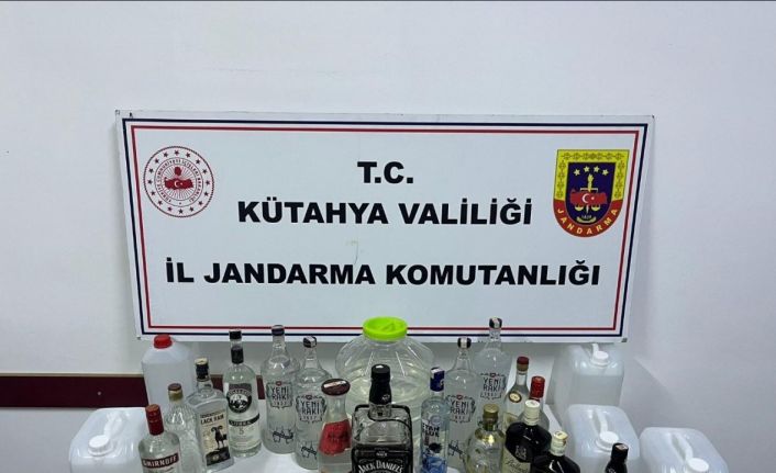 Kütahya’da sahte içki operasyonu: 1 gözaltı