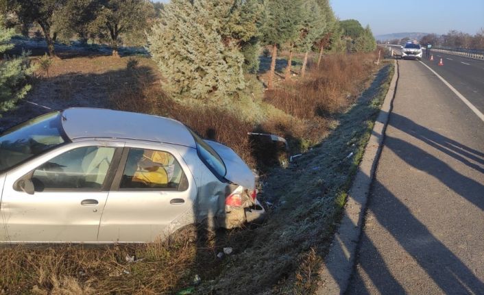 Manisa’da trafik kazası: 1 ölü 1 yaralı