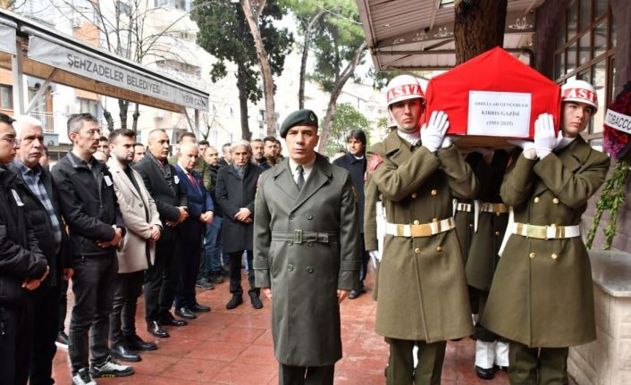 Manisalı Kıbrıs Gazisi son yolculuğuna uğurlandı