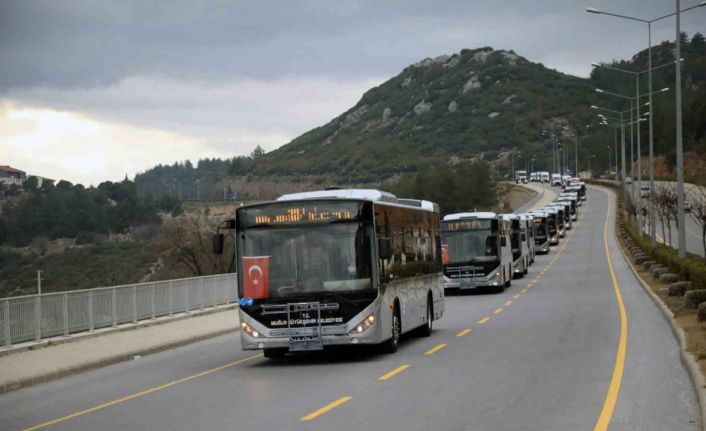 Muğla Büyükşehir Belediyesi filosuna 35 yeni otobüs dahil etti