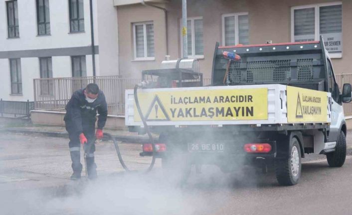 Odunpazarı’nda rögar ve kanalizasyonlarda kışlak mücadele