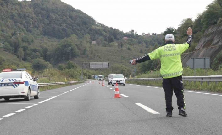 Ordu’da bir haftada 18 bin araç ve sürücüsü denetlendi