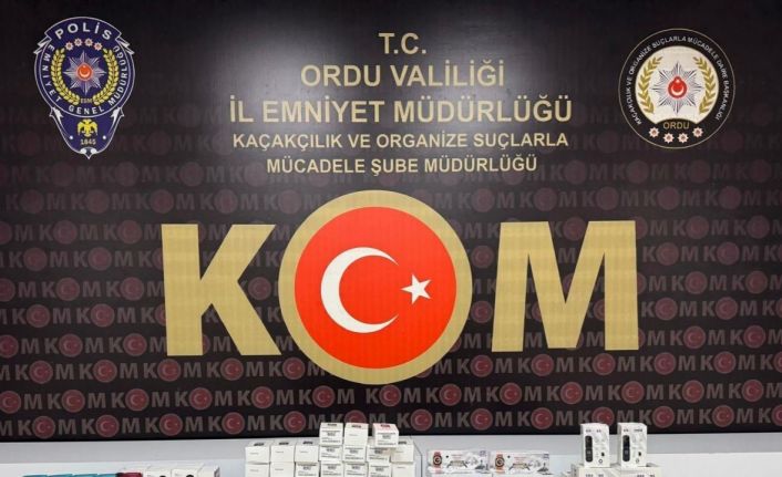 Ordu’da kaçak cep telefonu operasyonu