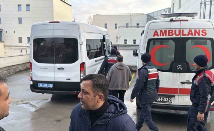 Otel yangınına ilişkin gözaltına alınanlar sağlık kontrolü için hastaneye getirildi