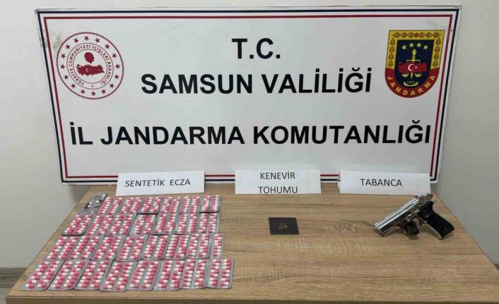 Samsun’da jandarmadan uyuşturucu operasyonları