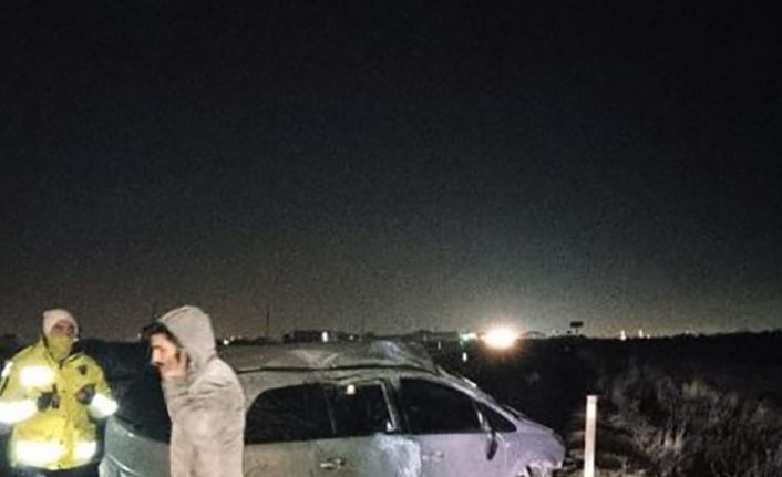 Şarampole yuvarlanan otomobilin sürücüsü hayatını kaybetti