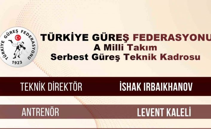 Serbest güreşte A Milli Takım teknik kadrosu açıklandı