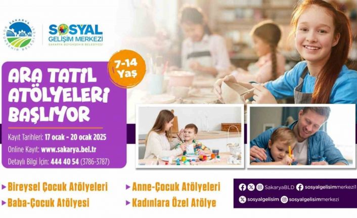 SGM’de Ara Tatil Atölyeleri için kayıtlar başladı
